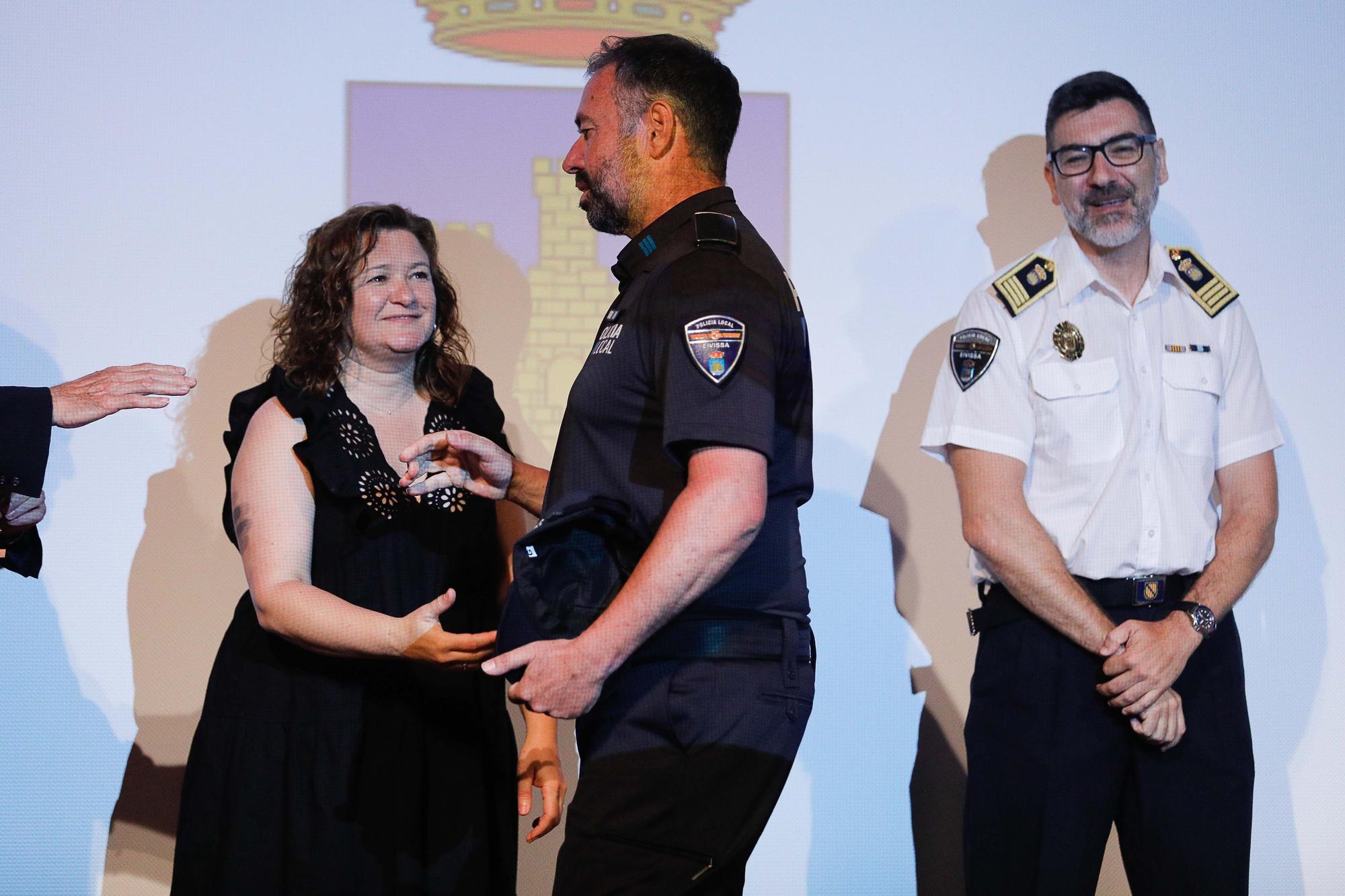 Medallas a 30 años de servicio en las policías locales de Ibiza