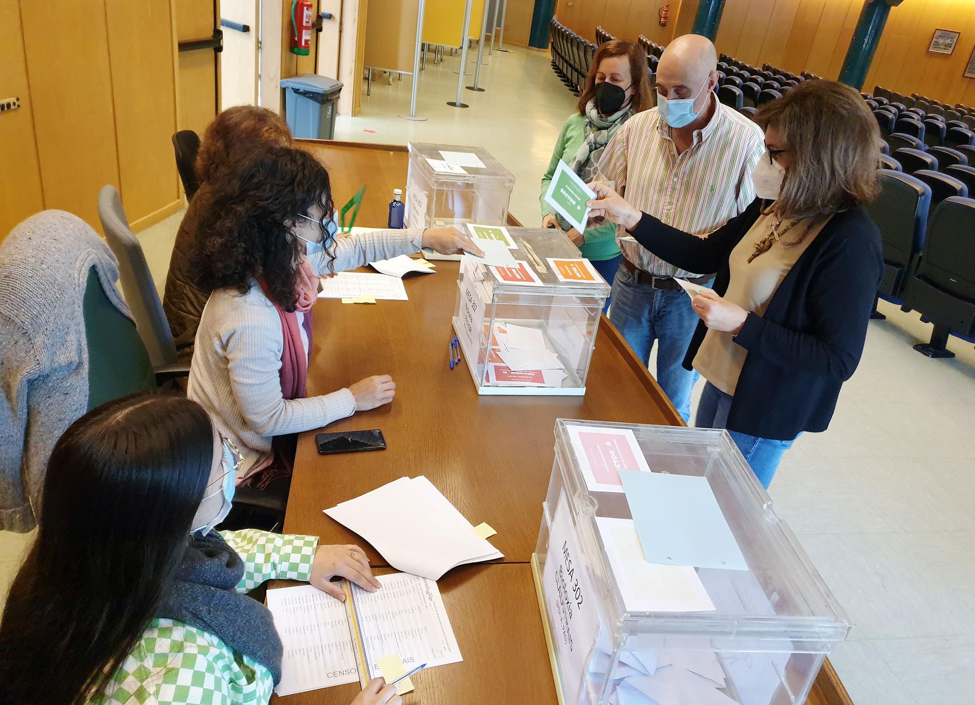 Jornada de elecciones en la Universidad de Vigo