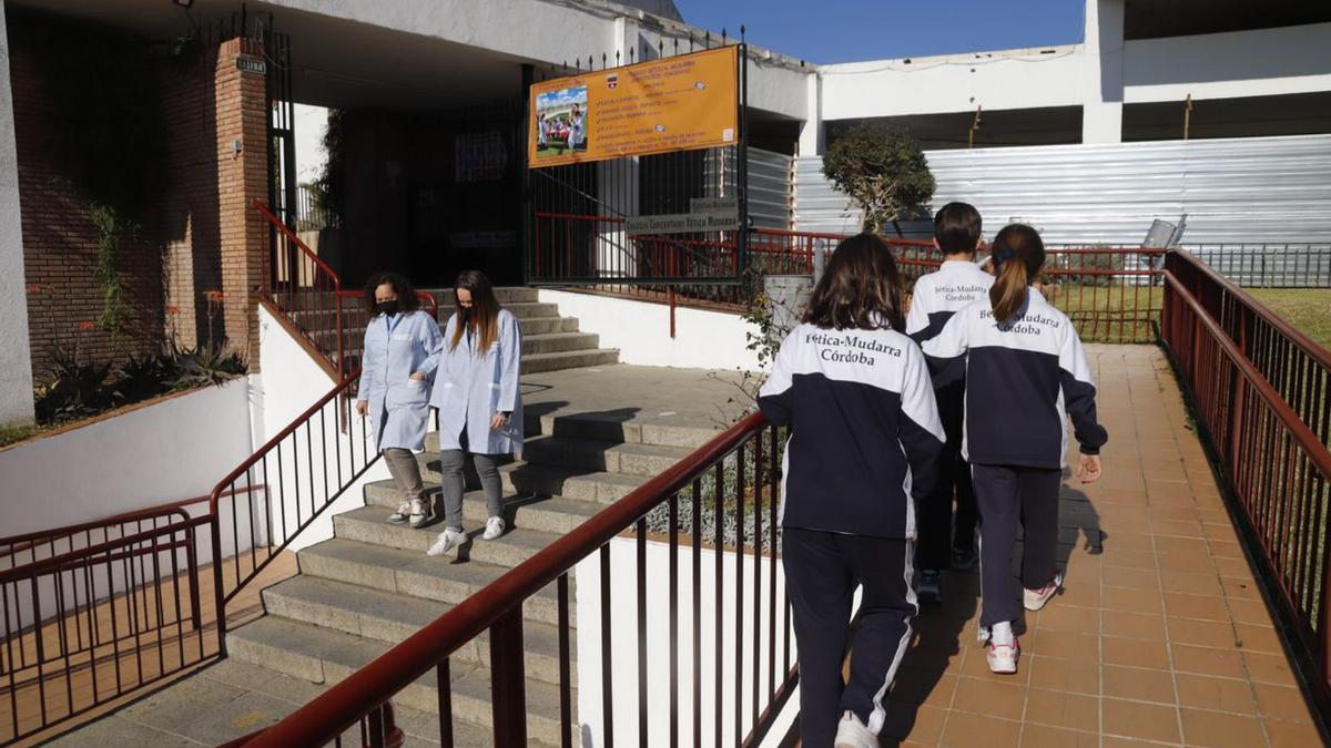 Entrada al colegio en la actualidad.