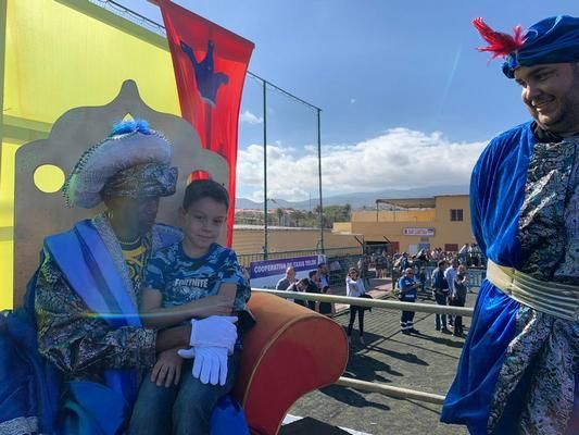 Los Reyes Magos aterrizan en Telde