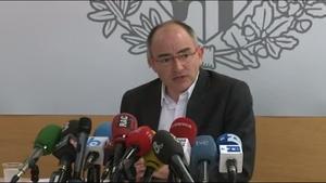 Vídeo de Ferran Falcó (CiU) durant la compareixença d’aquest dijous a Badalona.