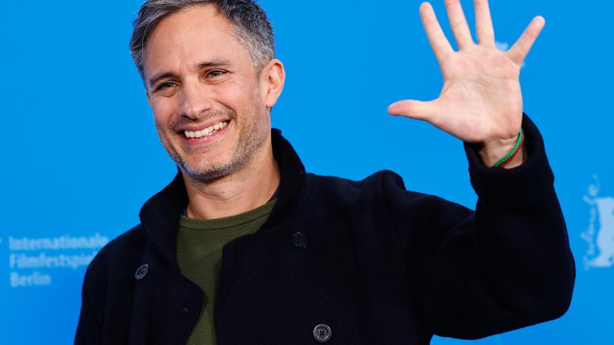 Gael Garcia Bernal en la presentación en la Berlinale de su último filme 'Another End'