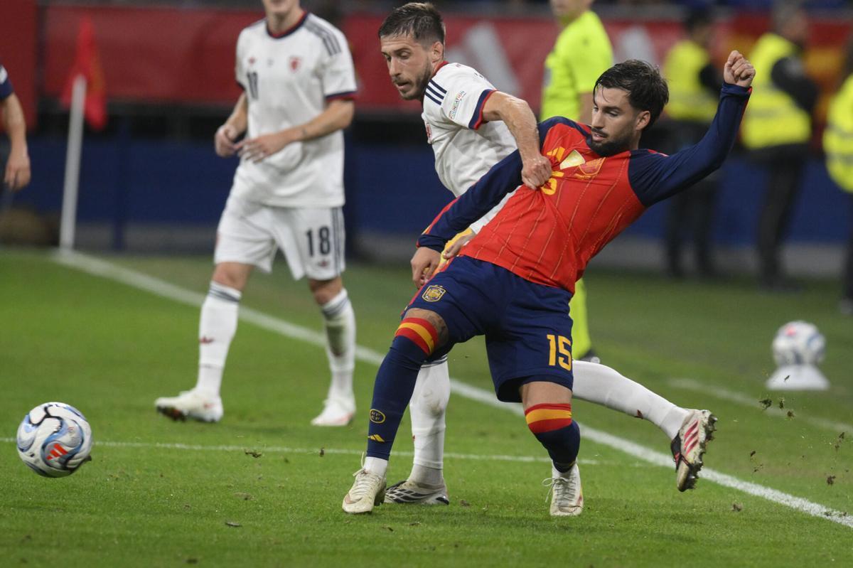 España - República Checa, en imágenes