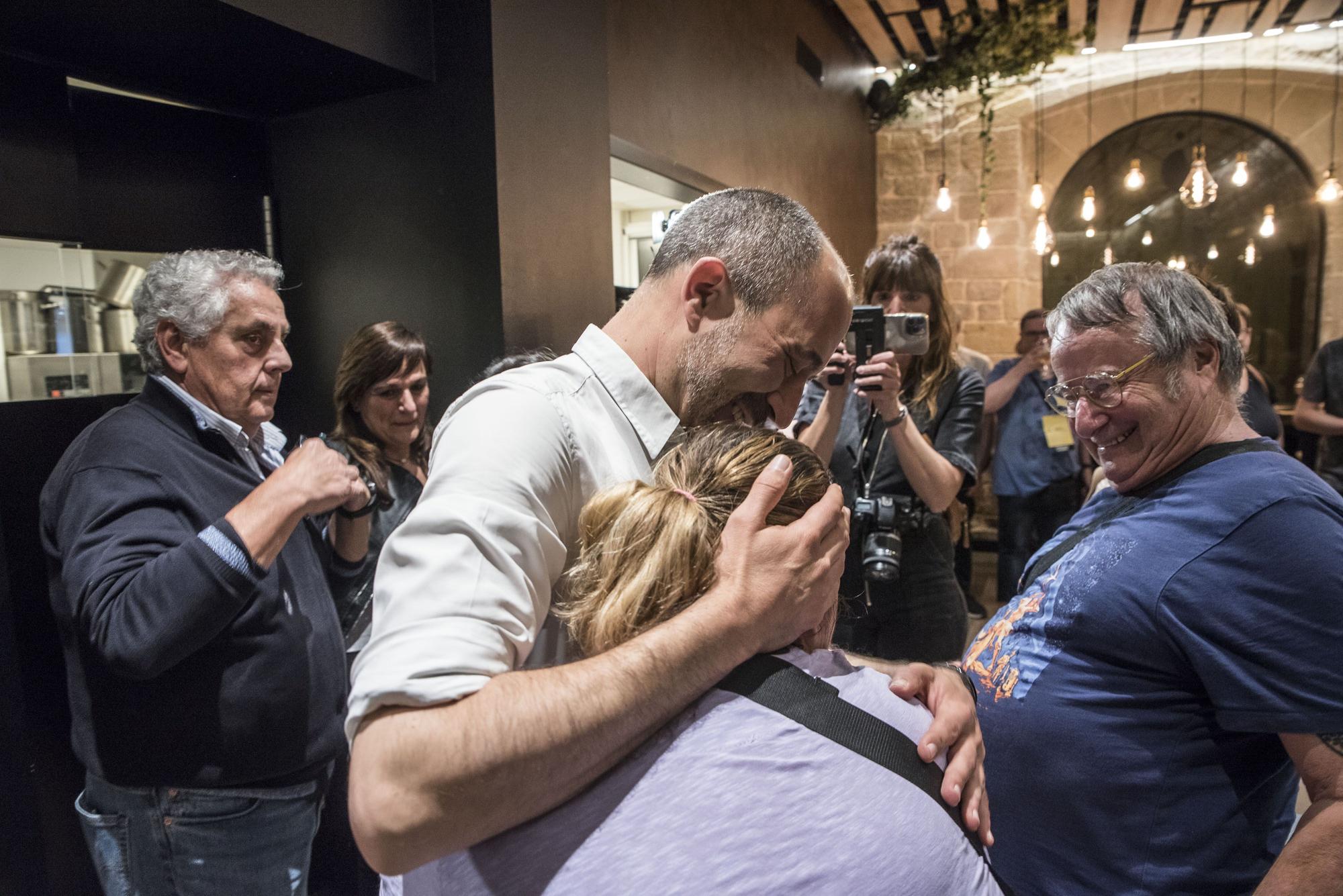 La nit electoral del 28-M, a Manresa