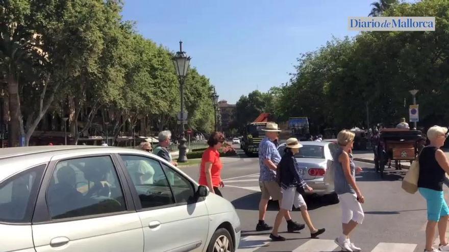 Menos coches en el centro