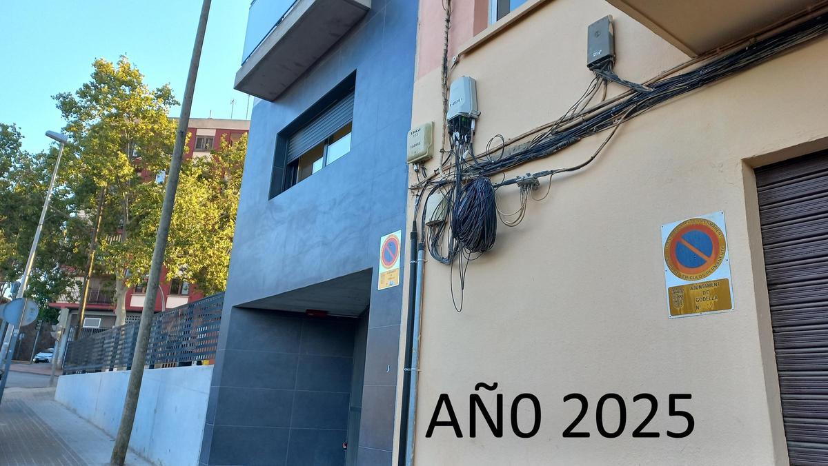 La calle “Reverendo Agustín Sancho Bargues” en la actualidad, sin placa.