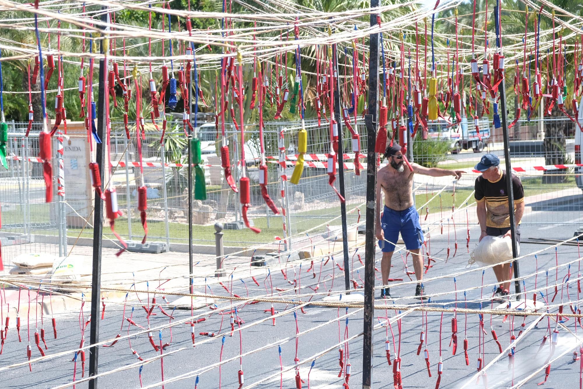 Así ha sido la primera mascletà de las fiestas de Elche