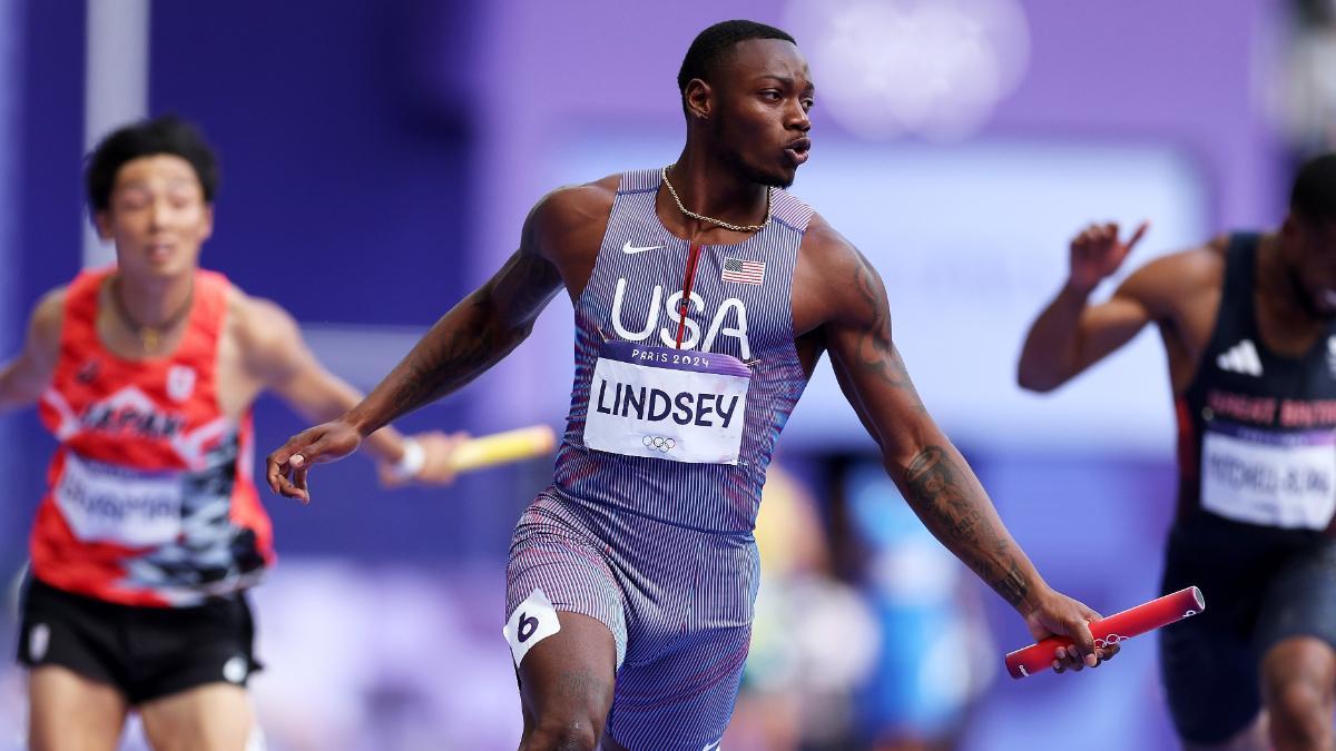 Estados Unidos, sin rival en las 'semis' de 4x100