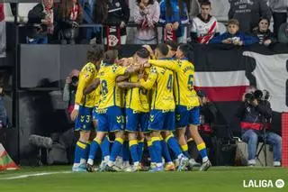 El 0-1 de la UD Las Palmas en el Rayo 1-3 UD Las Palmas de la jornada 13 de LaLiga EA Sport