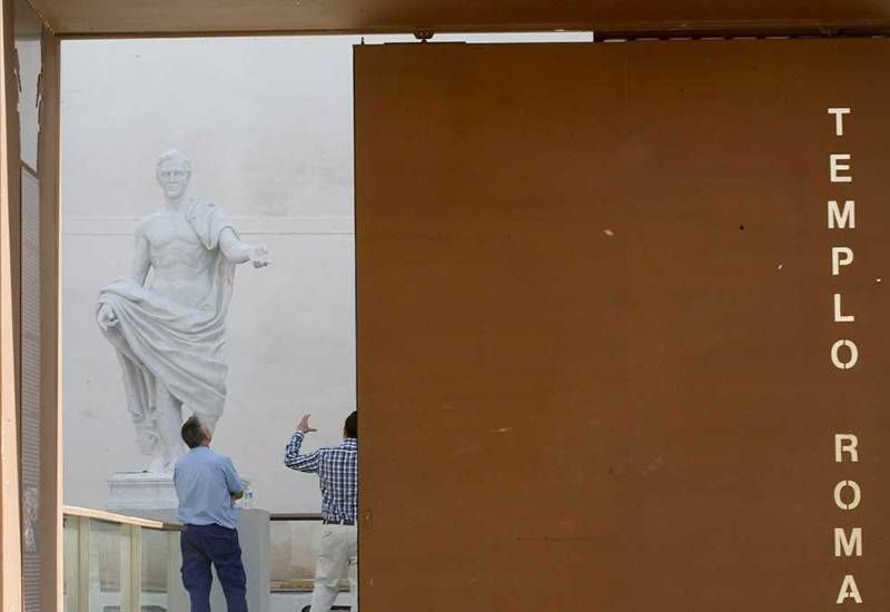 La nueva estatua de Claudio Marcelo