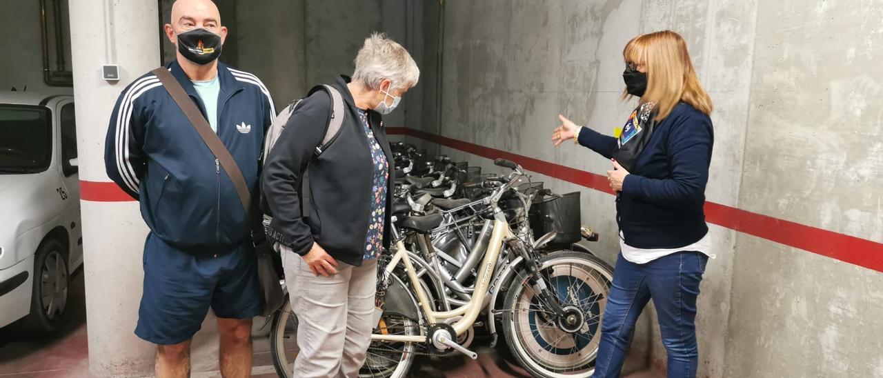 Las bicicletas abandonadas desde 2013 en el Centro Social