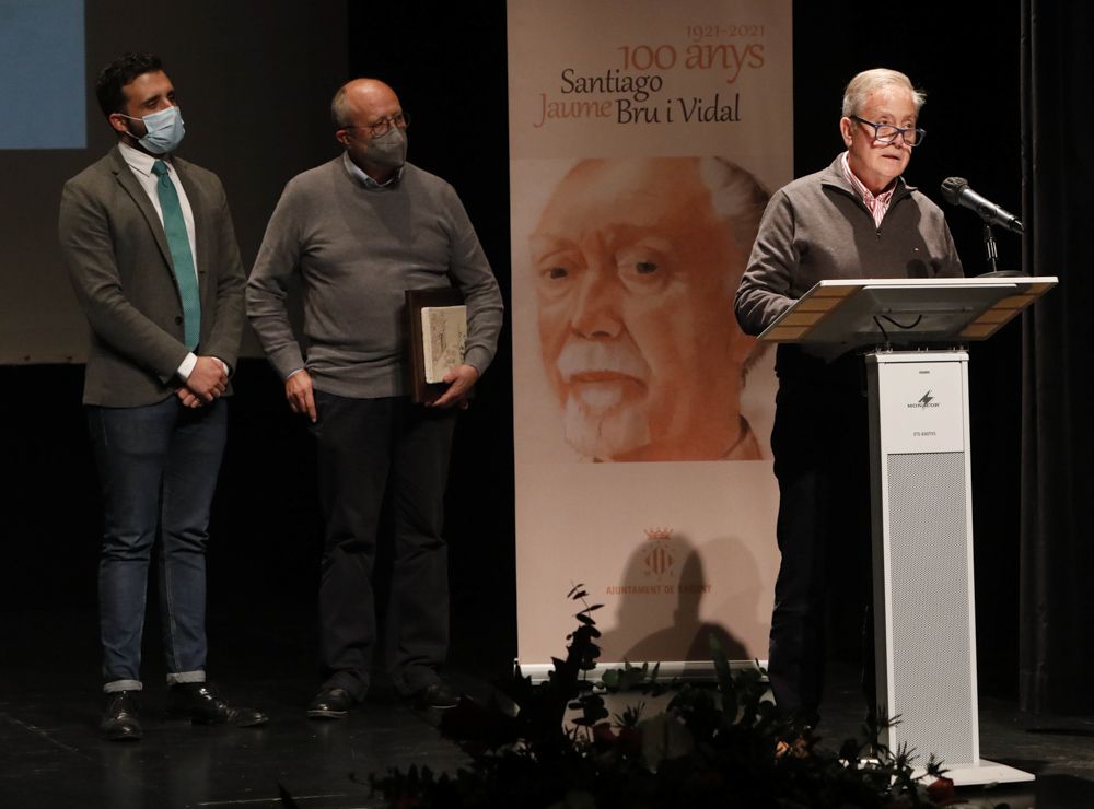 Homenaje a Santiago Bru i Vidal, dentro de los actos para conmemorar el centenario de su nacimiento.