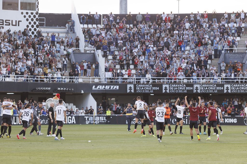 Las imágenes de la victoria del FC Cartagena que asegura su permanencia