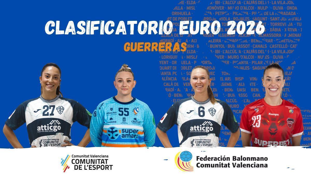 En la lista de 18 jugadoras cabe destacar la presencia de jugadoras de la #Comunitatdelhandbol, Lisa Oppedal, Lucía Prades, Paola Bernabé y Paula Arcos.