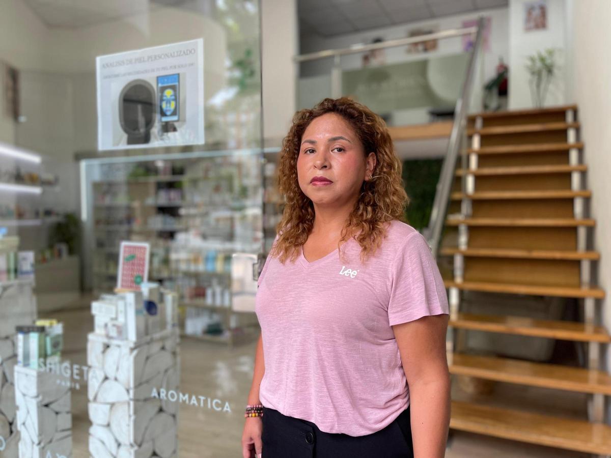Daisy, dueña de una tienda de cosmética coreana de calle Hilera que prevé cerrar pronto