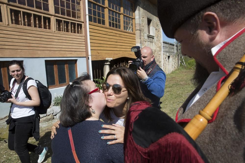 Eva Longoria visita su edén asturiano