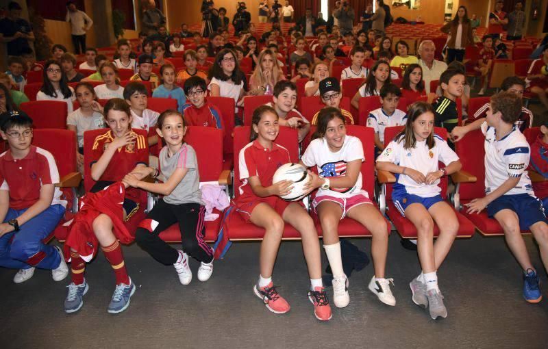 El Real Zaragoza acerca el juego limpio a los niños