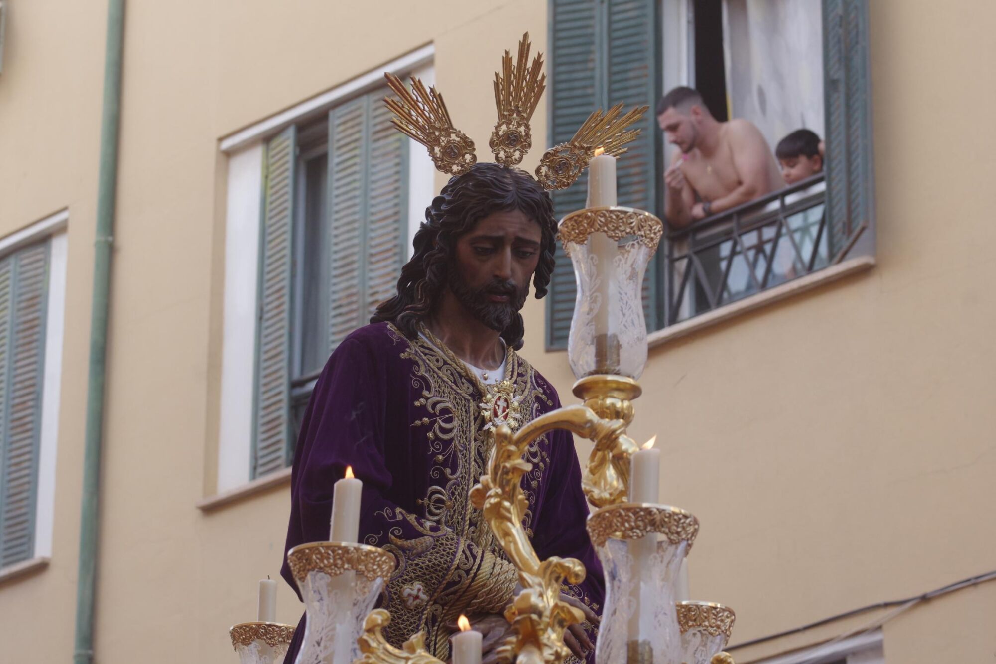 Salida extraordinaria del Señor de la Soledad por el 25 aniversario de su bendición