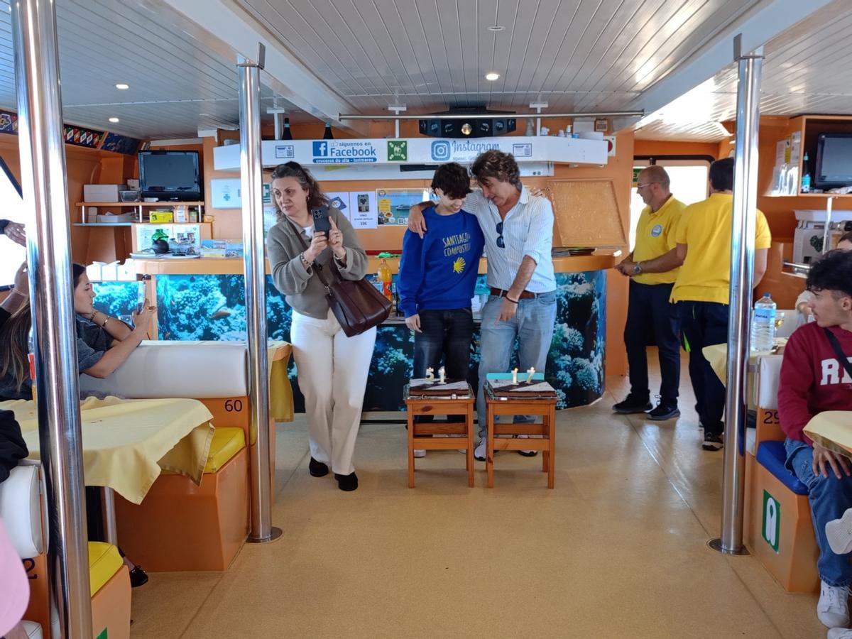 Los catamaranes de O Grove volvieron a lucirse este finde.