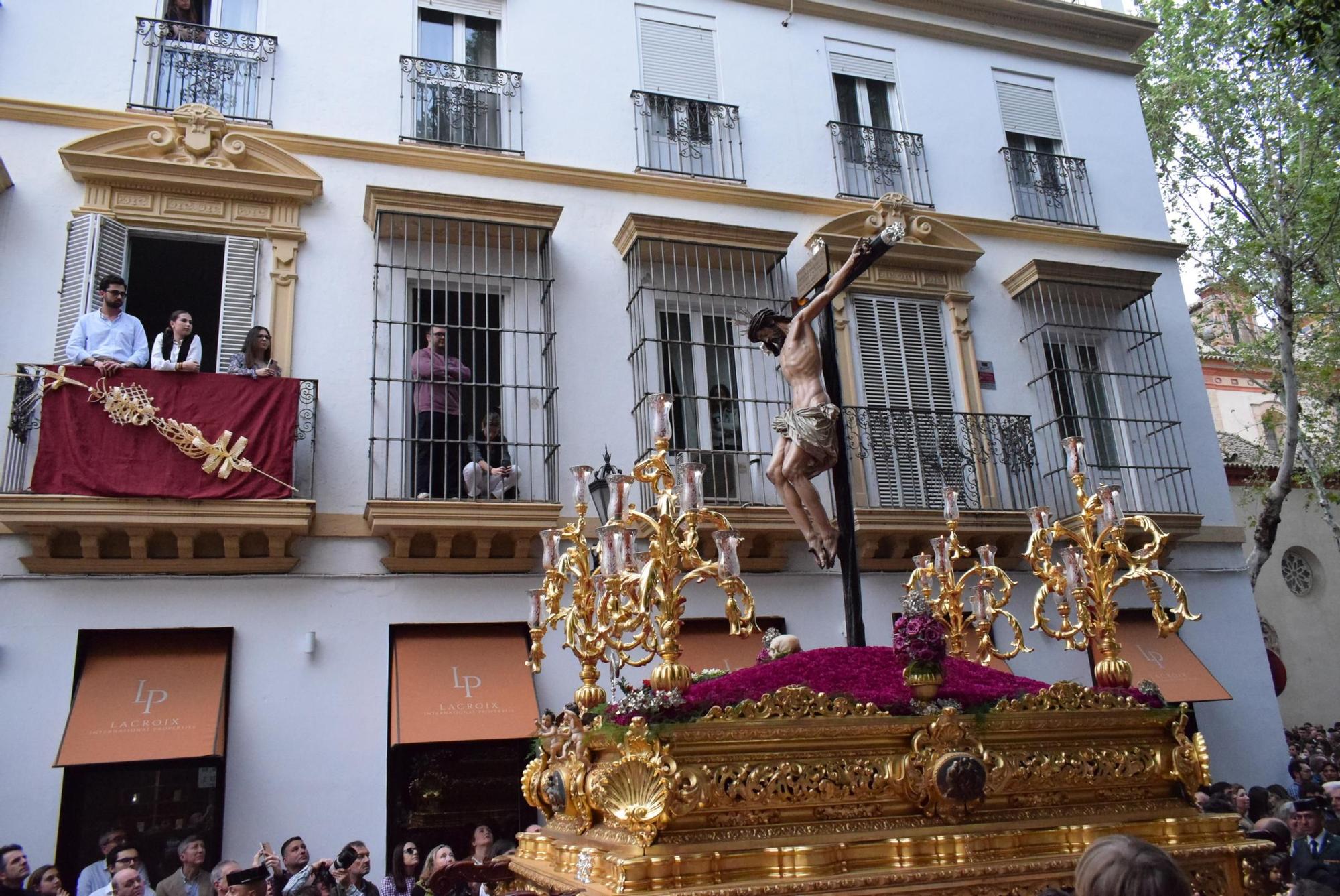 El Cristo de los Desamparados en la calle San Pablo