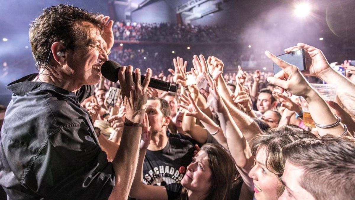 Manolo García, en el concierto de Gijón su gira del 2016.