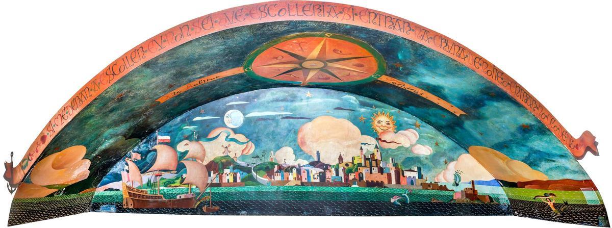 Murales de Urbano Lugrís en el antiguo restaurante Fornos Murales de Urbano Lugrís en el antiguo restaurante Fornos