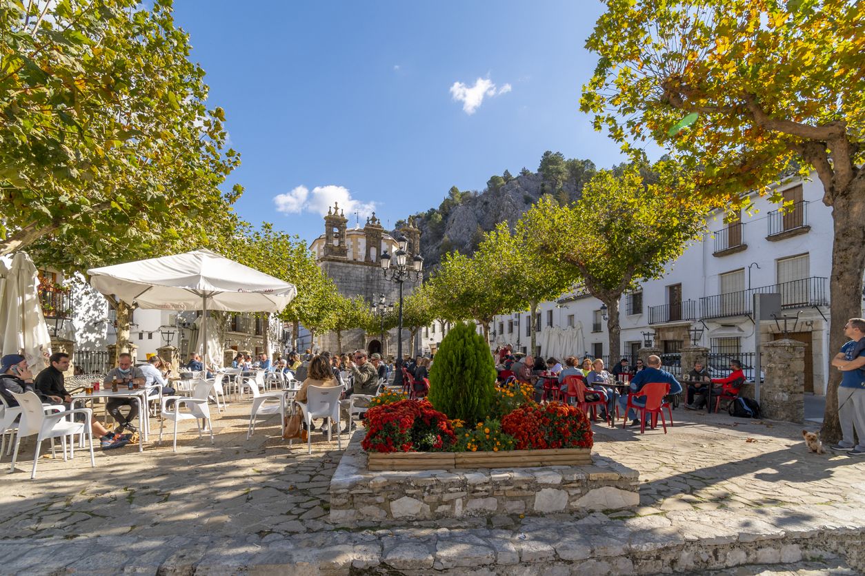 La Plaza de España de Grazalema