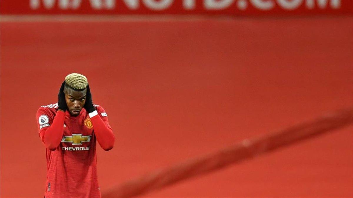 Paul Pogba volvió a la titularidad en el derbi ante el Manchester City (0-0)