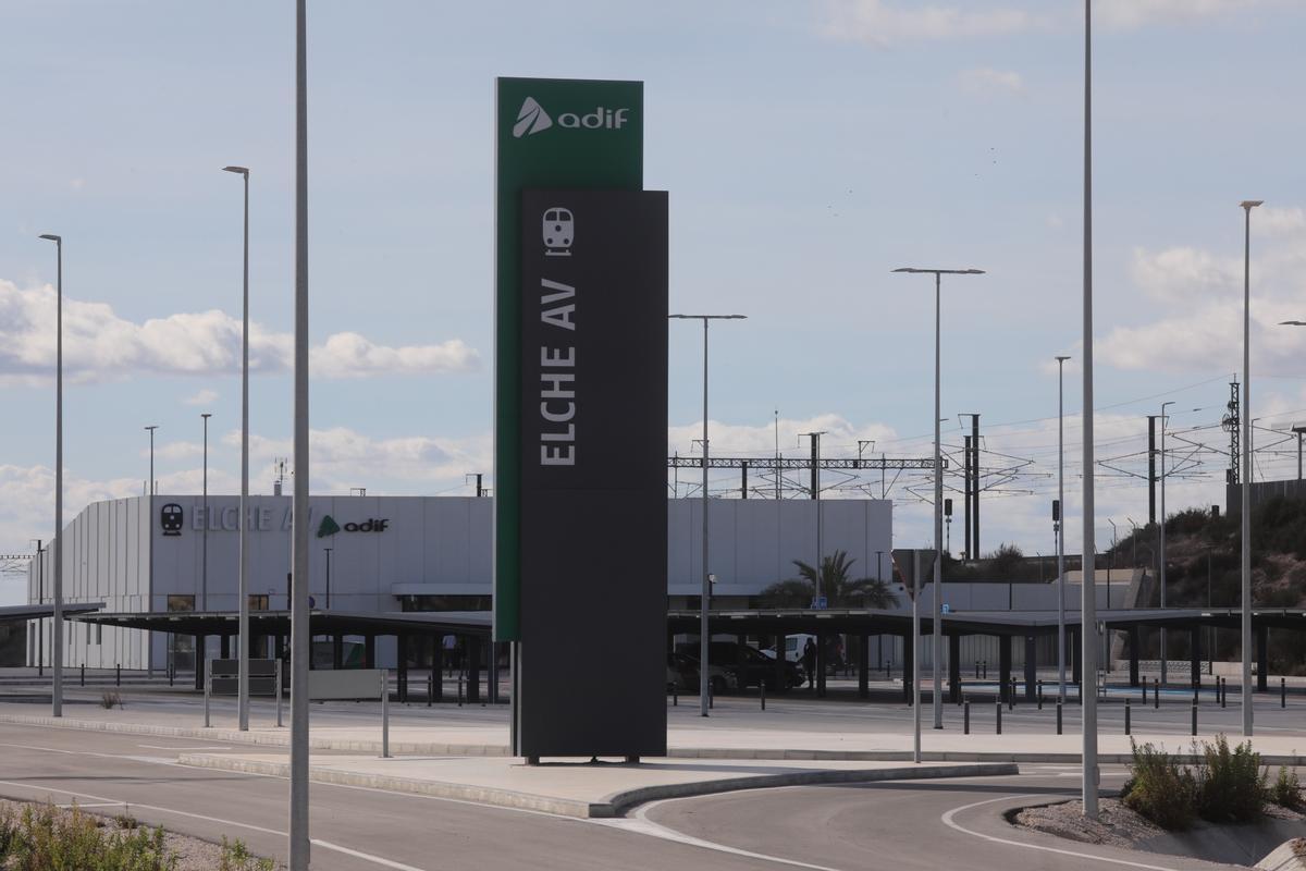 Estación de AVE de Elche, en la partida de Matola