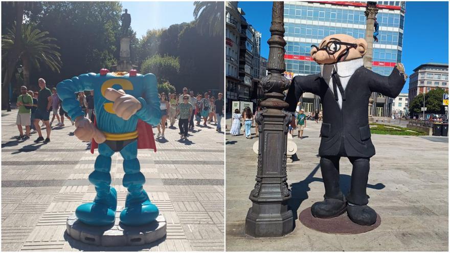 Vandalismo en las figuras de Viñetas