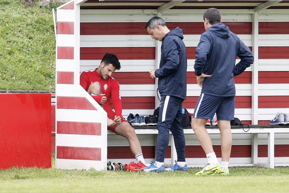 Entrenamiento del Sporting