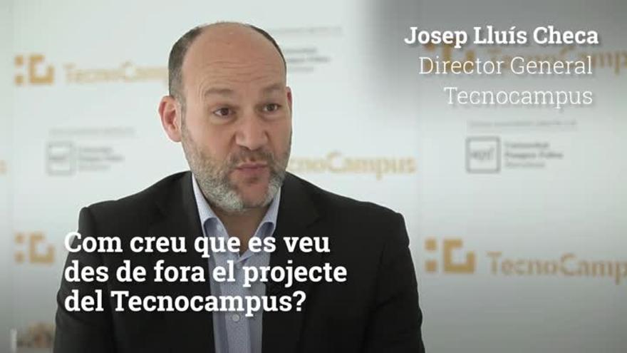 Josep Lluís Checa, director general de Tecnocampus: "El Tecnocampus no tiene que ser una universidad de excelencia sino un centro de ciencias aplicadas"