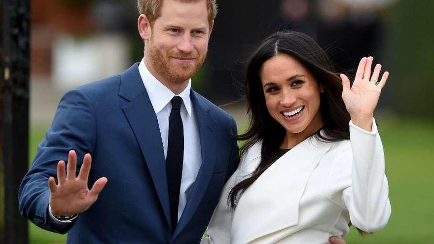 El príncipe Enrique y Meghan Markle, Duques de Sussex.