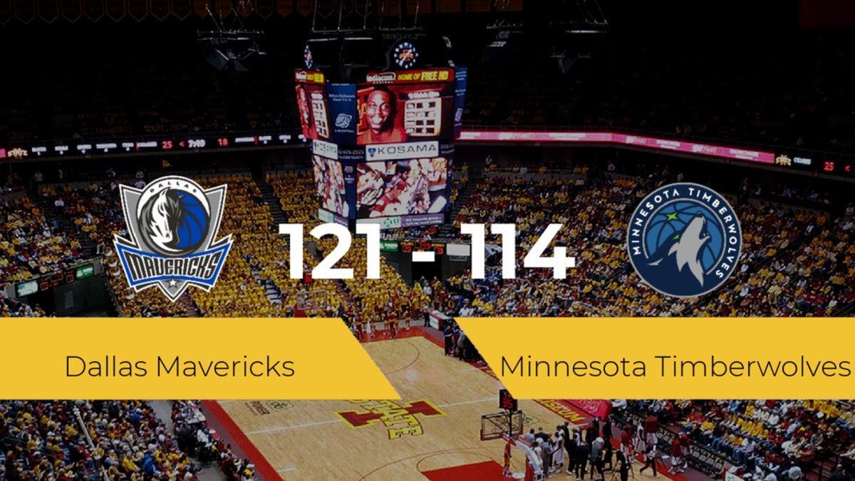 Triunfo de Dallas Mavericks ante Minnesota Timberwolves por 121-114