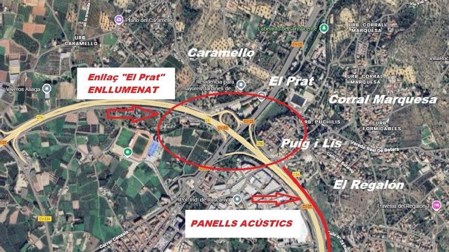 Llíria denuncia que la Generalitat invertirá 7,7 millones en la CV-35 sin mejoras para la ciudad