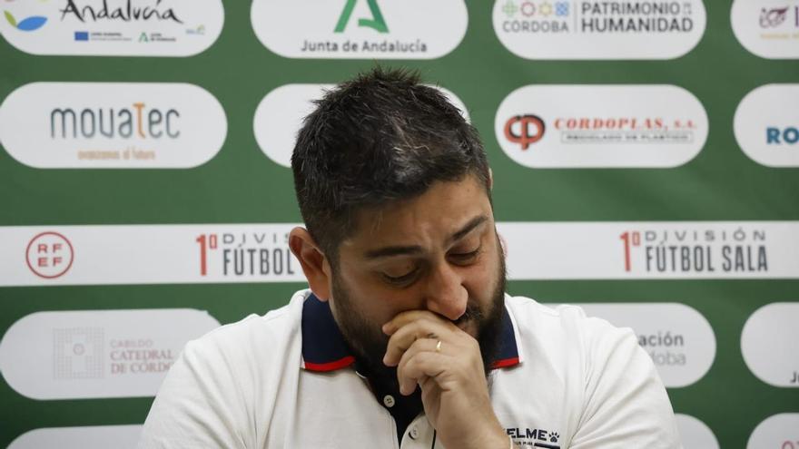 Josán González, emocionado, se despide del Córdoba Futsal.