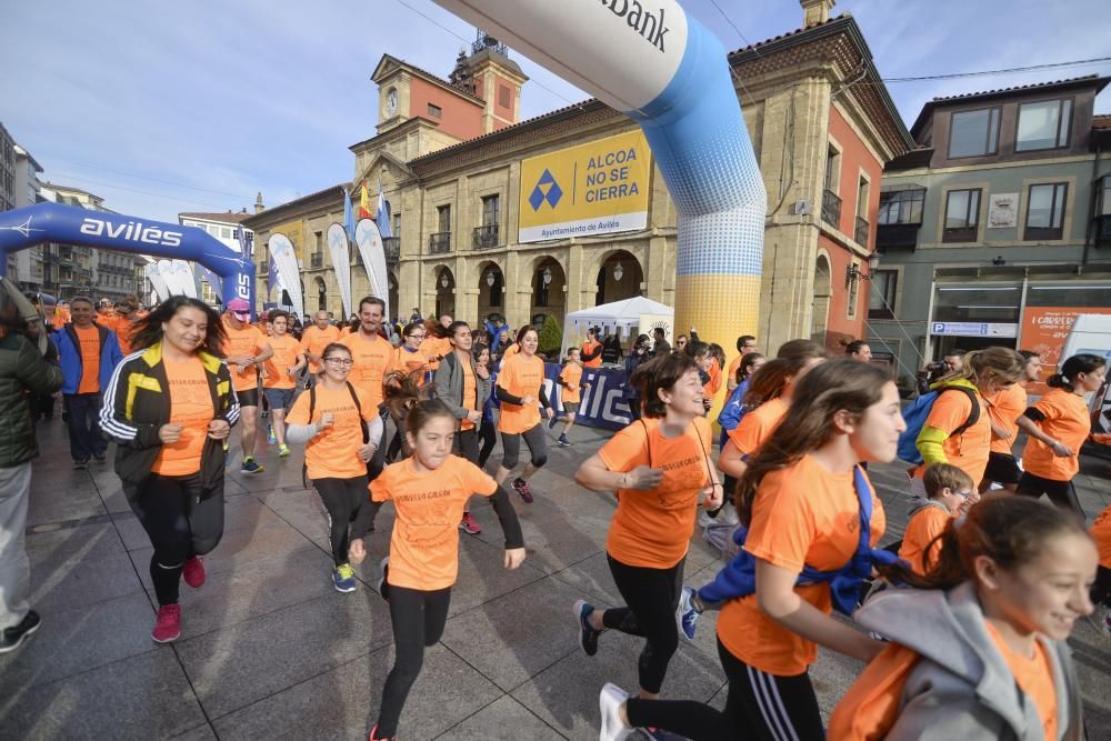 Carrera contra el cáncer infantil en Avilés