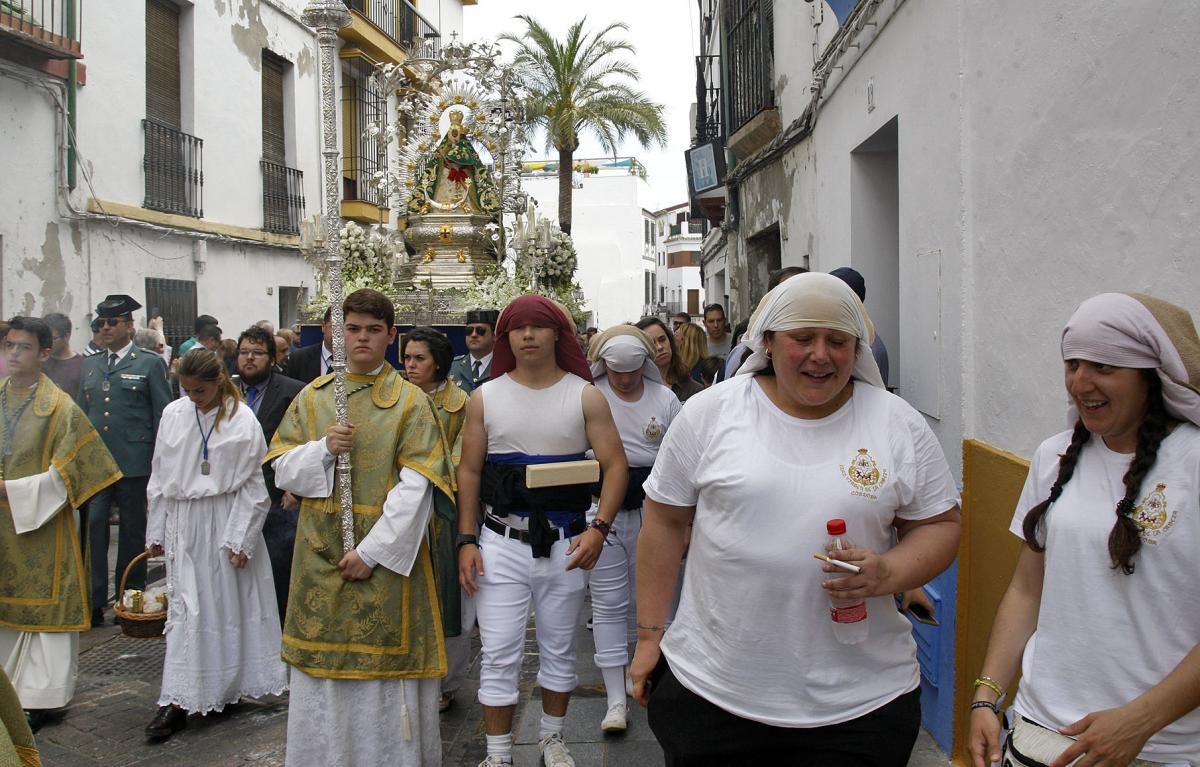 La Virgen de la Cabeza recorre las calles del casco histórico