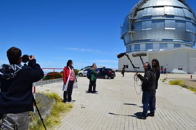 Lunes 16. Visita al Grantecan y rodaje de 'Alienígenas sin piedad'