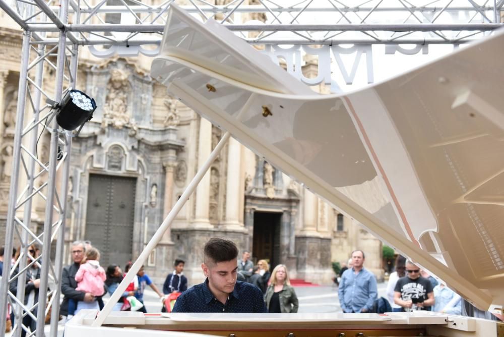 Pianos en las calles de Murcia