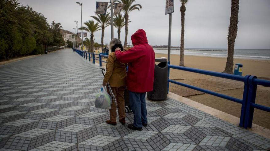 &quot;Bruno&quot; tendrá hoy a la provincia de Alicante en riesgo importante por viento