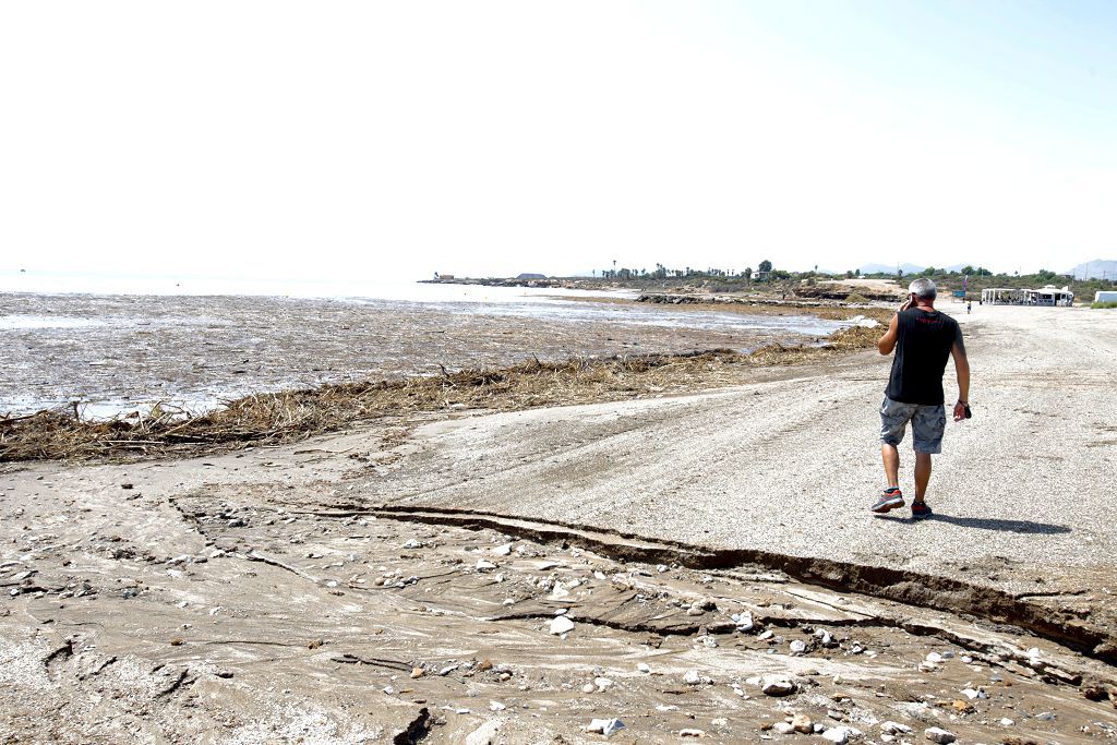 Estas son las imágenes que deja la DANA a su paso por Águilas