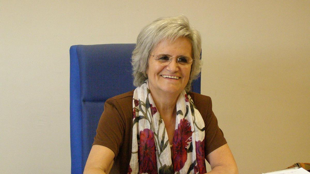 Dolores Escamilla, durante su época de  directora general del equipo femenino del Levante UD.