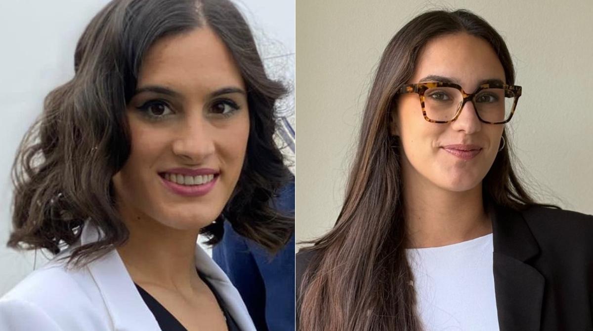 Las fisioterapeutas pediátricasAna Cagide, a la izquierda, y Paula Carnota.