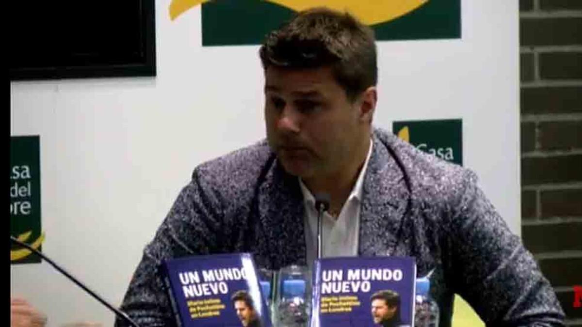 Mauricio Pochettino, en la presentación de su libro