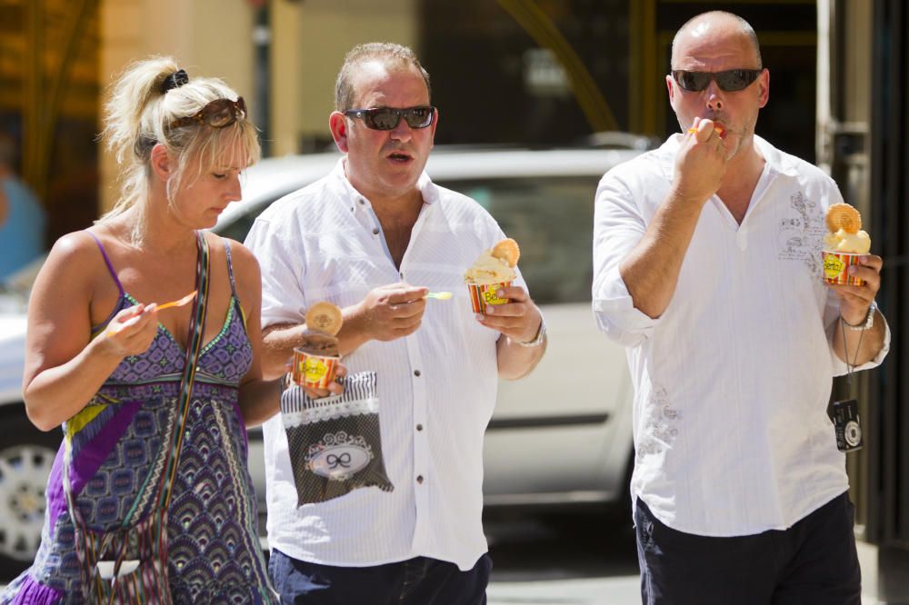 Finde de fuerte calor en Valencia