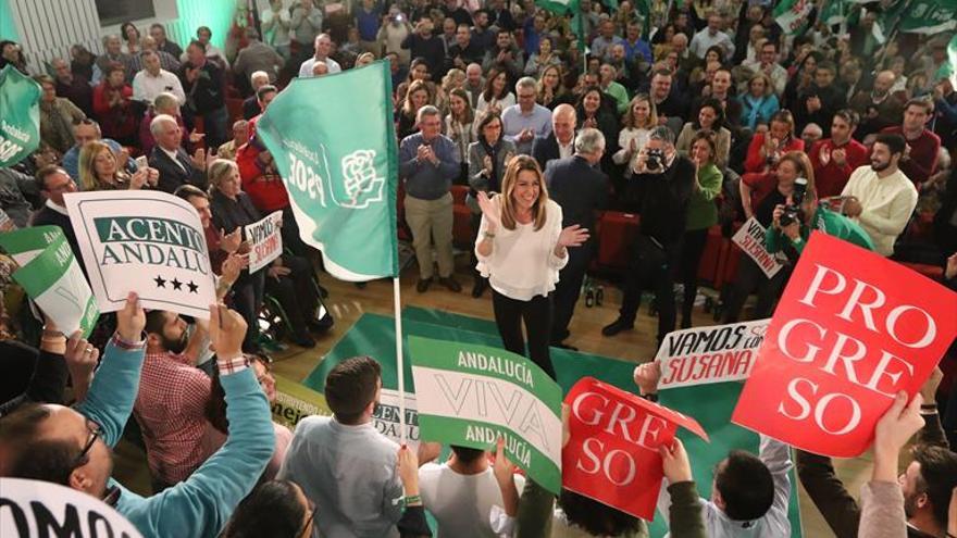 Susana Díaz pide en Córdoba «parar a la derecha» para no frenar a Andalucía