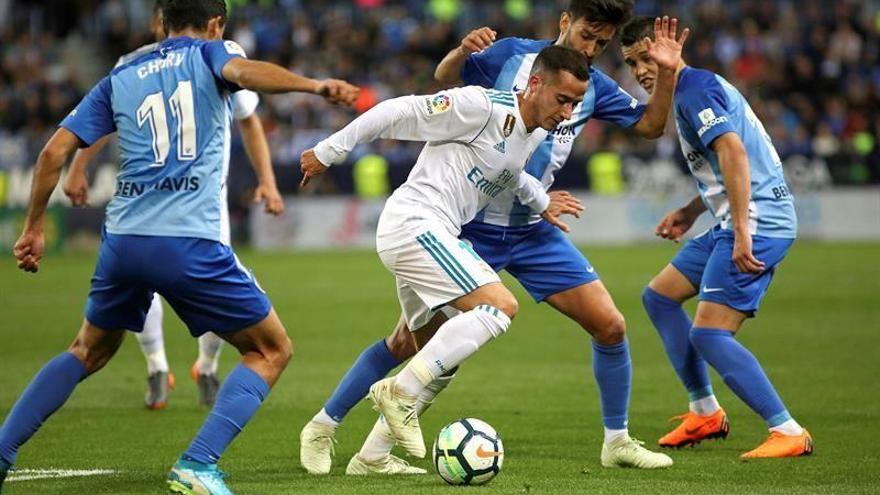 El Real Madrid recupera la tercera plaza tras vencer en La Rosaleda (1-2)