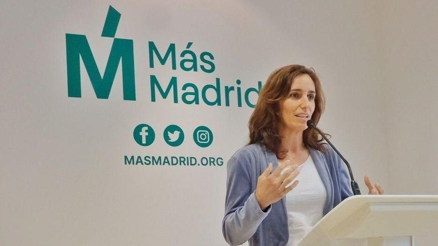 La líder regional de Més Madrid, Mónica García, en una imatge d&#039;arxiu