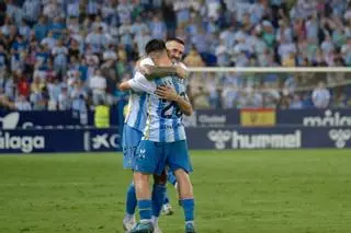 El 1-0 del Málaga CF en el Málaga CF 1 - 0 SD Huesca de la jornada 5 de LaLiga Hypermotion